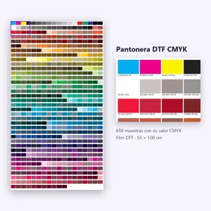Pantonera DTF CMYK (55 × 100 cm)